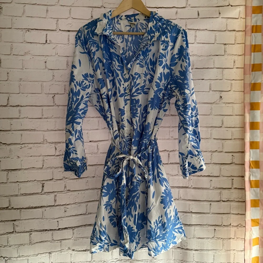 a new day blue floral dress a new day | Dresses | A New Day Blue And White Floral Dress